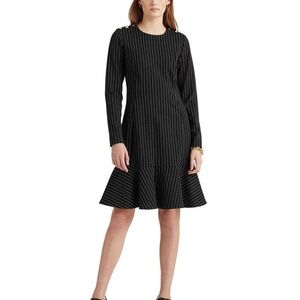 Ralph Lauren Pinstripe Ponte Dress Long sleeve flares
